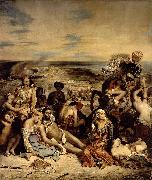 Eugene Delacroix Le Massacre de Scio Spain oil painting artist
